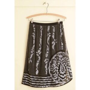 $1500 BODE HYATT SKIRT. Nwt. 1920's Sequined. Size Small. Women's
